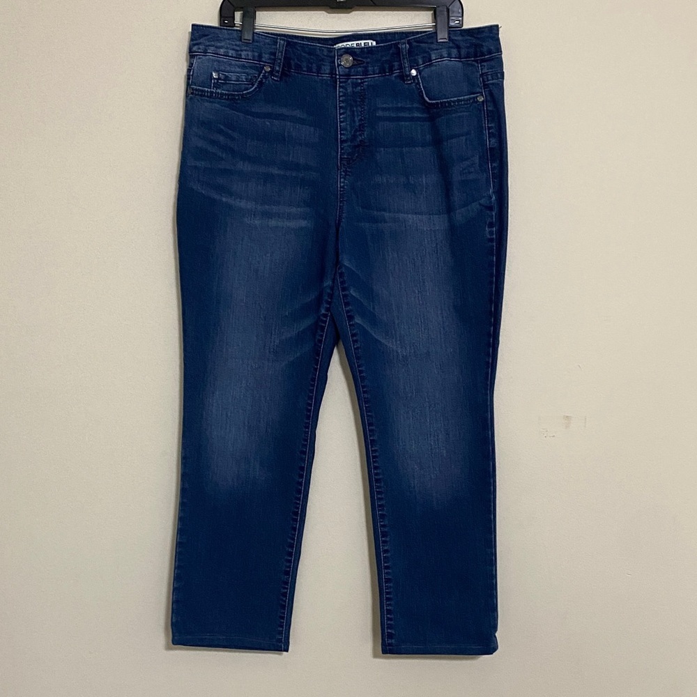 Code Bleu jeans Blue Ankle Chelsea classic straight women 16PS casual office
